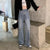 Cute Smiley Embroidered Jeans Woman High Waist Y2k Korean Fashion Jeans Streetwear Straight Baggy Pants Casual Denim Trousers