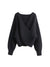 Colorfaith 2022 Autumn Winter Women&#39;s Knitwear Sexy V-Neck Minimalist Tops Korean Irregular Folds Knitted Casual Sweaters Mujer