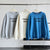 Women&#39;s Letter Print Crewneck Twill Cotton Loose Sweatshirt Blue Gray Beige Long Sleeve Casual Pullovers