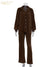 Clacive Causal Loose Home Suit Autumn Long Sleeve Blouse With High Wasit Pants Set Women Elegant Pleated Beige 2 Piece Pant Sets