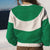 Letter Print Women Color Patchwork Sweatshirt 2022 new Long Sleeve Casual O-neck Ladies Pullover Top