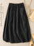 Skirts Womens 2022  Women&#39;s Summer New Solid Color Retro Skirts Literary Temperament High-waisted Thin Midi Skirt