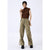 Army Green Vintage Women&#39;s Clothing Straight Baggy Cargo Pants Streetwear American Style Fashion Elastic Waist Wide Leg Trouser