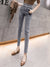 Elastic High Waist Pencil Jeans woman Streetwear Women Skinny Denim Trousers Double Button Retro Stretch women Jeans Plus Size
