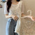 T-Shirts Women Office Lady Sweet Hollow Out Casual O-neck Puff Sleeve Trendy All-match Ins Popular Tops Tee Korean Style Cozy
