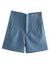 TRAF Women Fashion Front Darts Side Pockets Shorts Vintage High Waist Zipper Fly Female Short Pants Mujer