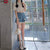 Summer Kawaii Denim Shorts Women Sweet Lace Ruffles Punk High Waist Short Pants Cute Girls Japan Harajuku Chic Appliques Jeans