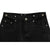 Women&#39;s Black Shorts Jeans Pocket Crucifix High Waist Drawstring Casual Fashion Self Cultivation Denim Hot Pants Ladies Summer