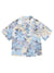 Summer Hawaiian Blue Shirts Tropical Shirts Floral Women Tops Casual Shirt Chic Short Sleeve Button Chemise Loose Vacation Beach