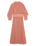 iYunDo Midi Dresses for Women 2022 Spring New Japan Style Stand Collar Ruffles Sleeves Print Dot Pleated Dress Femme Vestidos