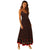 2022 Summer Maxi Dresses For Women Bohemian V-neck Camisole Floral Pattern Prairie Chic Cute Black White Red Long Dress Girls