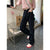 Black Vintage Jeans Woman&#39;s High Waist Summer Wide Leg Denim Trouser Baggy Harajuku Streetwear Chic Design Straight Jean Pants