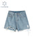 2022 Harajuku High Waist Denim Shorts Women Summer Korean Casual A Line Hot Shorts Skirts Female Strappy Cross Jean Short Pants