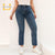 LEIJIJEANS 2022 Plus Size 5XL Fashion Straight Vintage Mid Waist Full Length Loose Boyfriend female Stretch Jeans For Mom Woman