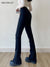 Okuohao 2022 New Flared Jeans High Waist Hip Lift Sexy Fashion High Quality Comfy Slim Trousers Streetwear Womens Korean Style