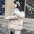 2022 Winter New Women Hooded Down Jacket High-quality Fur-collar Cotton Jacket Plus Velvet Warm Girl Coat Mid-length Bread Coat