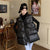 Cotton Padded Puffer Oversized Vest Coats Woman Sleeveless Jacket Korean Version Fashion Elegant Winter Outwear Stand Collar