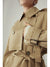FSLE 100% Cotton Khaki Long Women Trench Coat Autumn Winter Turn Down Collar Women Clothes Causal Full Sleeve Belt Trench