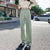 Green Women Jeans High Waist Loose Straight Leg Femme Jean 2022 Spring Fashion Y2k Casual Streetwear Female Pants Baggy Trouser