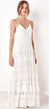 11883# Elegant Two Piece Sexy Spaghetti Straps  Sweep Train Bohemian Lace Wedding Dress Mermaid Backless Wedding Bridal Gown