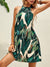 2022 Summer women dresses Tropical Hawaii Print Tie Back Dress sexy party sleeveless skirt high street boho female A-line dress