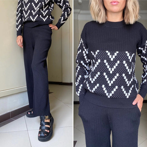 kamahe Maisie Sweater + Pants Suit