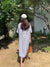 Colorfaith New 2022 Striped Shirt Dress Pockets Women Spring Summer Korean Fashion Oversized Vintage Lady Long Dresses DR3385