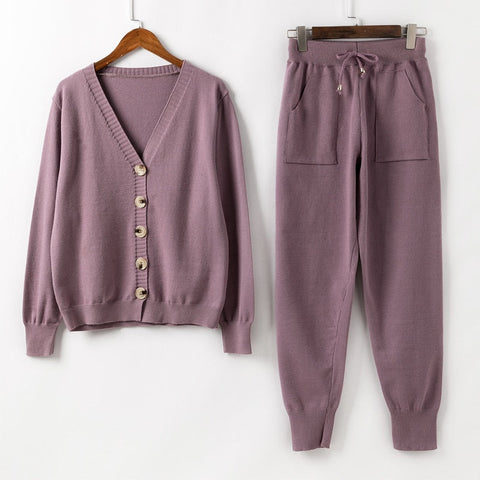 kamahe Rylie Sweater + Pants Suit