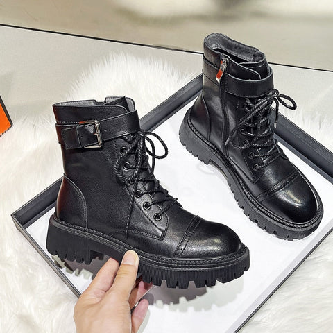 kamahe Ember Leather Boots